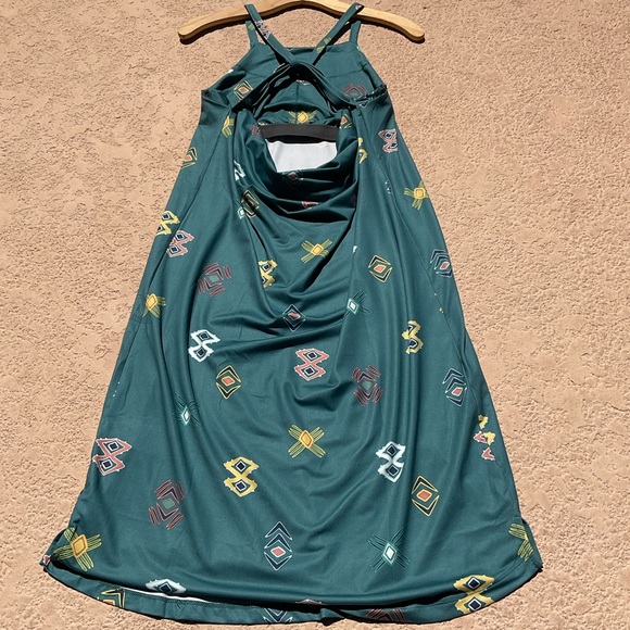NWOT Patagonia Sliding Rock Dress Spaced Out: Tasmanian Teal - Picture 4 of 6